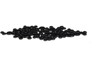 Glasnuggets Ø 17 - 45mm, 500g schwarz