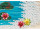 Folie Wasser "Karibik aqua" B 130cm