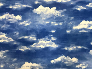 feuille nuages "Adria" l 145cm
