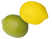 Zitrone natural in versch. Farben