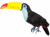 toucan "styro/feathers" black-yellow