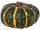 citrouille ronde Ø 23cm vert-jaune