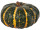 pumpkin round Ø 23cm green-yellow
