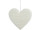 Herz "Paper Rope" voll weiss 37 x 37cm