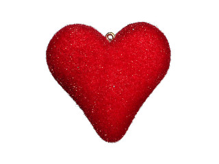 Herz Tiffany 3D rot 10 x 10 x 4,5cm