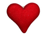 Herz Tiffany 3D rot 18 x 18 x 7,5cm