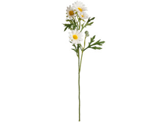 branche de marguerite blanc-jaune 52cm