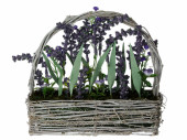 Korb Lavendel mit Henkel 25 x 10 x H 24cm