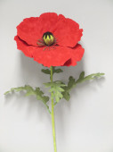 Mohnblume Giant rot 108cm, Ø 28cm