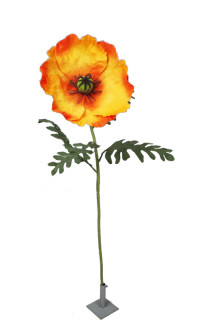 Mohnblume Giant orange 108cm, Ø 28cm