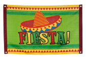 Fahne Mexiko/Fiesta grün-bunt 60 x 90cm