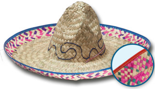 Sombrero Salvatore Ø 52cm natur/bunt