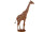 Giraffe Rosteffekt Metall 150cm hoch mit Standfuss