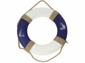 Rettungsring blau-weiss Ø 50cm, T 8cm
