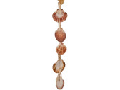 Muschelgirlande m. Treibholz natur, L 150cm