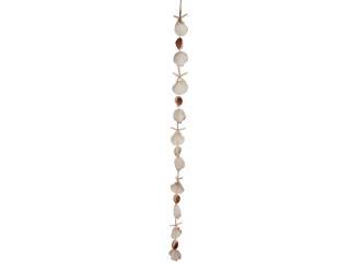 Muschelgirlande mit Seestern natur-weiss, L 200cm