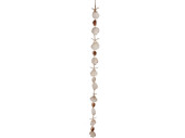 Muschelgirlande mit Seestern natur-weiss, L 200cm