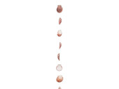 Muschelgirlande Calico Clam natur-rot, L 200cm