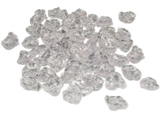 Eis gestossen klar 3 - 5 cm PVC 50 Stk./Btl.