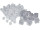 Eiswürfel transparent 3 x3 x 3cm PVC 12 Stk./Btl.