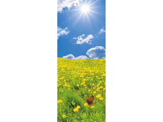 textile banner dandelion meadow "magical spring" 75 x 180cm