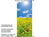 Textilbanner Löwenzahnwiese "Frühlingszauber" 75 x 180cm