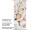Textilbanner Rosen rosa 75x180cm "Rosalia" Schlauchnaht oben+unten