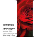 bannière textile rose rouge 75 x 180cm...