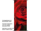 Textilbanner rote Rose 75x180cm "Angelique"...
