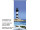 Textilbanner Leuchtturm blau/weiss 75x180cm Schlauchnaht oben+unten