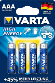 VARTA High Energy Batterien 1.5V Micro/AAA/LR03, 4 Stk....