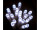 Batterie-Lichterkette 20 LED kaltweiss, opt. Blinkmodus Kabel transp., 1,9m, Timer