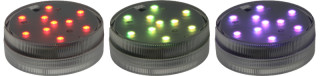 ExPad Eventlight RGB LED 16 Farben, inkl. Fernbedien. Ø 7 x 2,5cm