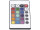 ExPad "eventlight", RGB LED 16 colors, including remote control. Ø 7cm, h 2,5cm