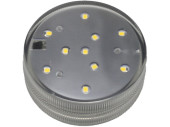 ExPad "eventlight", blanc froid, télécommande incluse, Ø 7cm, h 2,5cm