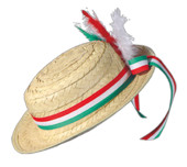 Strohhut Italien Ø 30cm