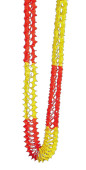 Papiergirlanden klein rot/ge 200cm x 8cm 10 Stück/Pack