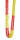 Papiergirlanden klein rot/ge 200cm x 8cm 10 Stück/Pack