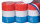 Krepp-Papier blau/weiss/rot 10cm x 10m lang 3 Rl./Pack