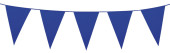 Wimpelkette uni XL Folie 10m blau
