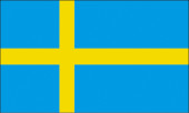Flagge Schweden 90 x 150cm Polyester-Stoff