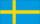 Flagge Schweden 90 x 150cm Polyester-Stoff
