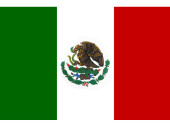 Flagge Mexiko 90 x 150cm Polyester-Stoff