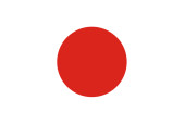 Flagge Japan 90 x 150cm Polyester-Stoff