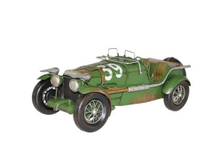 Auto 1933 Black Mille Metall grün 35 x 15,5 x 13cm
