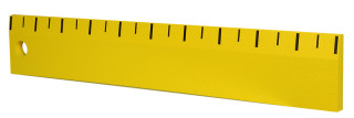 Lineal XXL gelb Styrofoam 100 x 17,5 x 3 cm