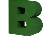 Buchstaben XXL "B" grün Styrofoam, H50 x...