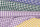 fabric "check" w 140cm, checks 10mm, 100% cotton, green/white