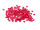 Streuherzen in Box 150 Stück rot-perlmutt, 1cm