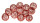 Drahtbälle rot Ø 6cm,  12 Stück/Pack